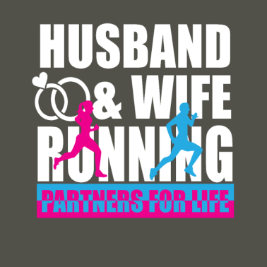 Motiv Ehepaar läuft ein Marathon, Jogging Partner Look