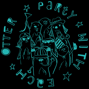 Motiv PartyOtter_tuerkies Kopie