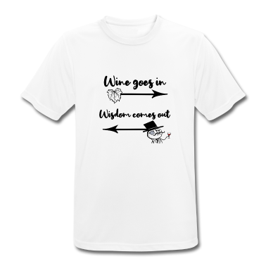 Partner T-Shirt - partner in wine alkohol geschenk spruch weisheit