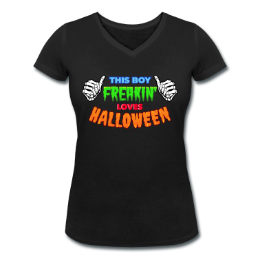 Partner T-Shirt - THIS BOY FREAKIN' LOVES HALLOWEEN Geschenkidee