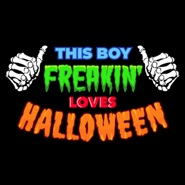 Motiv THIS BOY FREAKIN' LOVES HALLOWEEN Geschenkidee