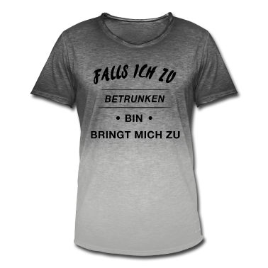 Partner T-Shirt - falls ich zu betrunken bin