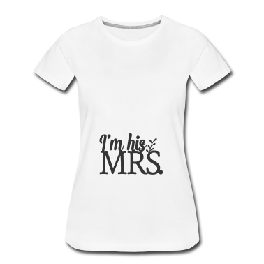 Partner T-Shirt - im his mrs Geschenk Liebe Valentinstag Paar Partne