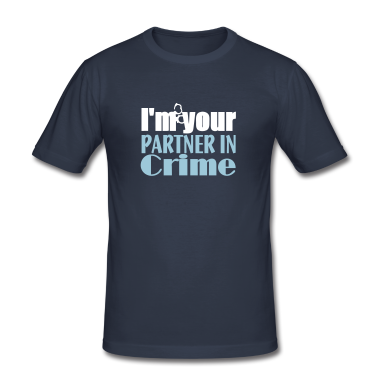 Partner T-Shirt - Partner In Crime Geschenk