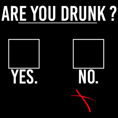 Motiv Bist du betrunken