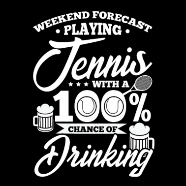 Motiv Tennis und Bier