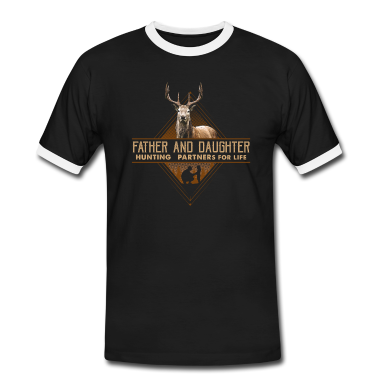 Partner T-Shirt - Vater-Tochter-Jagd-Partner-Vatertagsgeschenk