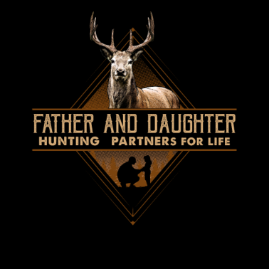 Motiv Vater-Tochter-Jagd-Partner-Vatertagsgeschenk