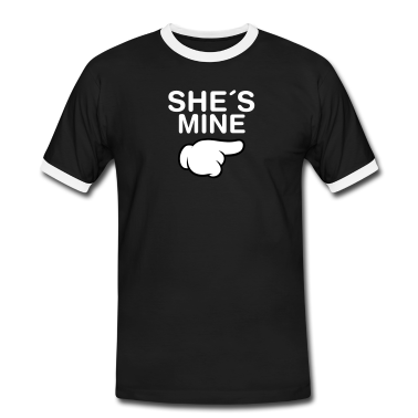 Partner T-Shirt - She´s Mine (Comic Hand)
