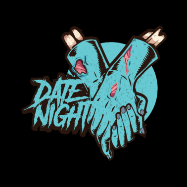 Motiv Halloween Zombies Date Nacht Liebe