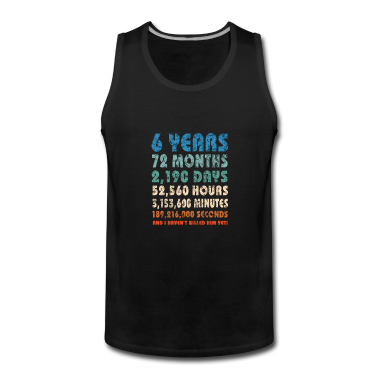 Partner Tank Top - Lustig sarkastisch 6. Jahrestag verheiratet für 6