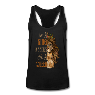 Partner Tank Top - King and Queen Löwen Partner Pärchen