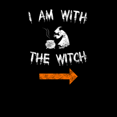 Motiv Bin mit der Hexe hier Halloween Partner Kostüm