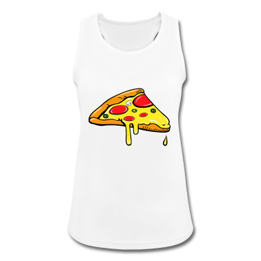 Partner Tank Top - Pizza Stück - Fast Food - Salami Partner Shirt
