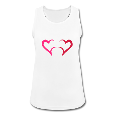 Partner Tank Top - Zwei Herzchen Partner