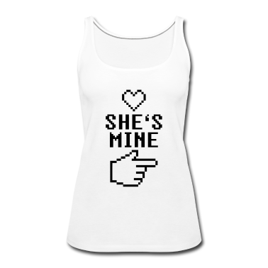 Partner Tank Top - She's Mine 8-Bit