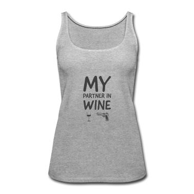 Partner Tank Top - Partner in Wine Grey