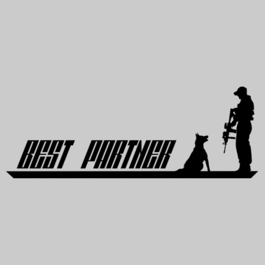 Motiv Best Partner Diensthund