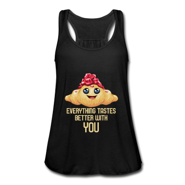 Partner Tank Top - Croissant Marmelade Liebe Geschenkidee Frühstück