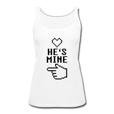 Partner Tank Top - He's Mine 8-Bit