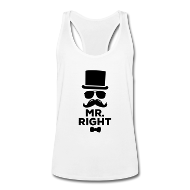 Partner Tank Top - Lustige paarweise Mr. Right und Mrs. Right