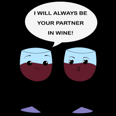 Motiv Partner Wine für Pärchen Partner oder Best Friend