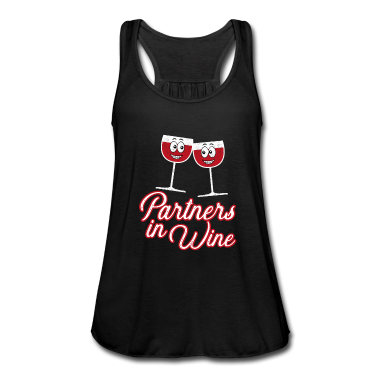 Partner Tank Top - Wein Partner Weinglas Rotwein Geschenk