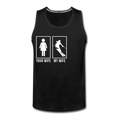 Partner Tank Top - Ehemann Skifahrer Freund Partner