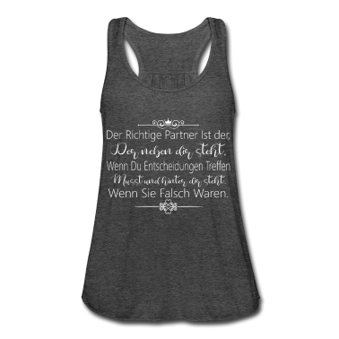 Partner Tank Top - Der richtige Partner ist der, der hinter dir steht