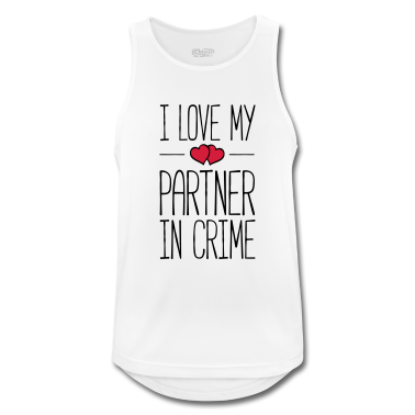 Partner Tank Top - i love partner crime