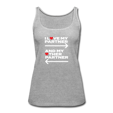 Partner Tank Top - Polyam - Ich liebe meine Partner