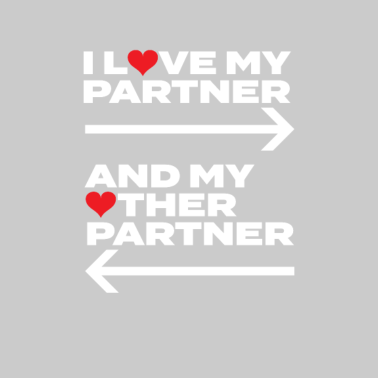 Motiv Polyam - Ich liebe meine Partner