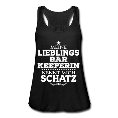 Partner Tank Top - Barkeeperin Partner Beziehung Spruch