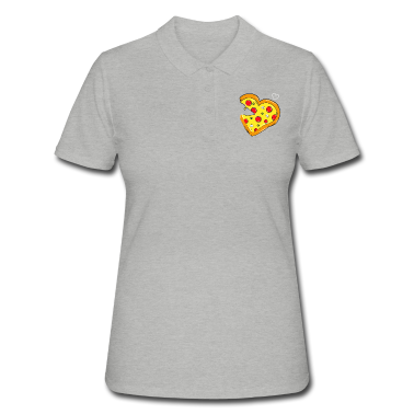 Partner Poloshirt - Pizza Herz- Fast Food - Salami Partner Shirt