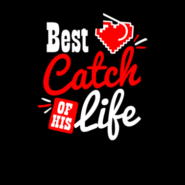 Motiv Paare, die besten Fang seines Lebens-Geschenks fischen