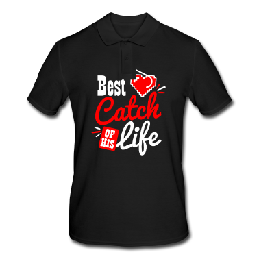 Partner Poloshirt - Paare, die besten Fang seines Lebens-Geschenks fischen