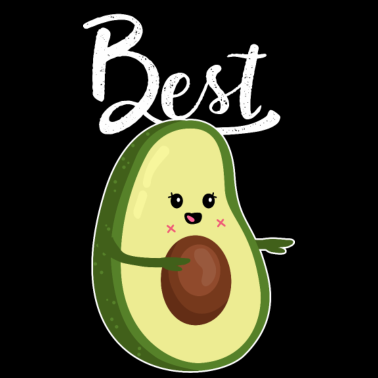 Motiv Best couple-Avocado Liebe Geschenk Partner Shirt