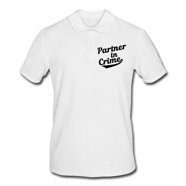 Partner Poloshirt - Partner in Crime Liebe Partner Freundin Geschenk