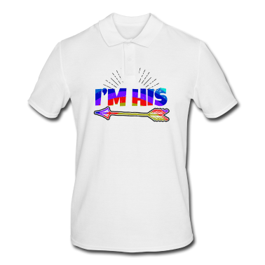 Partner Poloshirt - Homosexuelles Paar, ich bin sein linkes Geschenk