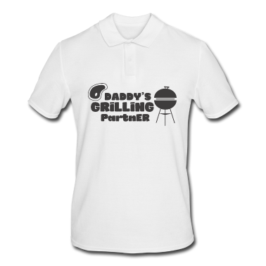 Partner Poloshirt - Daddy es grilling partner