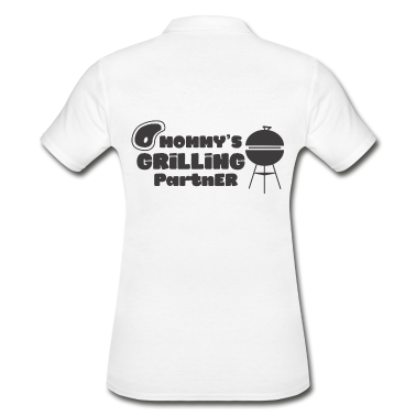 Partner Poloshirt - Mommy es grilling partner