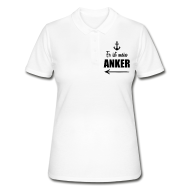 Partner Poloshirt - Er ist mein Anker Partner Look