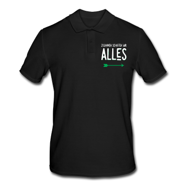 Partner Poloshirt - Zusammen schaffen wir alles - Partner