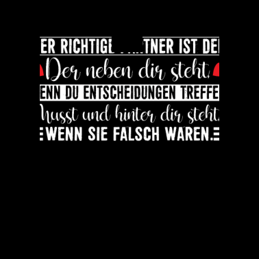 Motiv Der richtige Partner ist der, der hinter dir steht