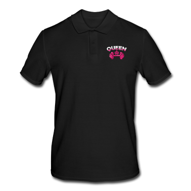 Partner Poloshirt - Queen Partner mit Hantel