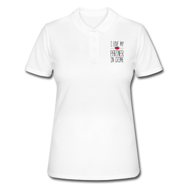 Partner Poloshirt - i love partner crime