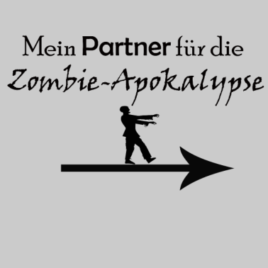 Motiv Partner für die Zombie-Apokalypse