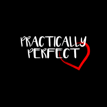 Motiv practically perfect heart valentines day gift
