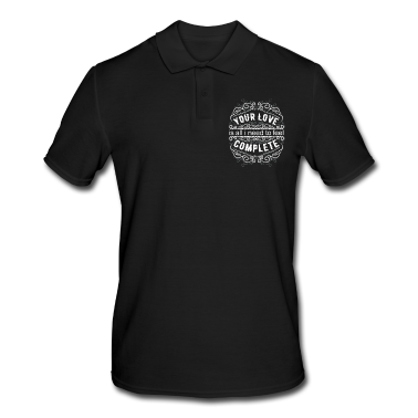 Partner Poloshirt - Love Liebe Partner Geschenk