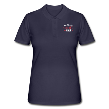 Partner Poloshirt - Er ist meine bessere Hälfte